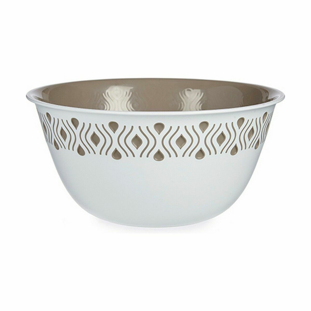 Salladsskål Stefanplast Tosca Beige Plast 29 x 13 x 29 cm (8 antal) - 5