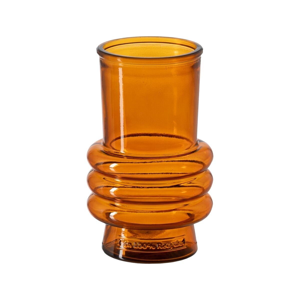 Vas Orange återvinningsglas 10 x 10 x 17 cm - 2