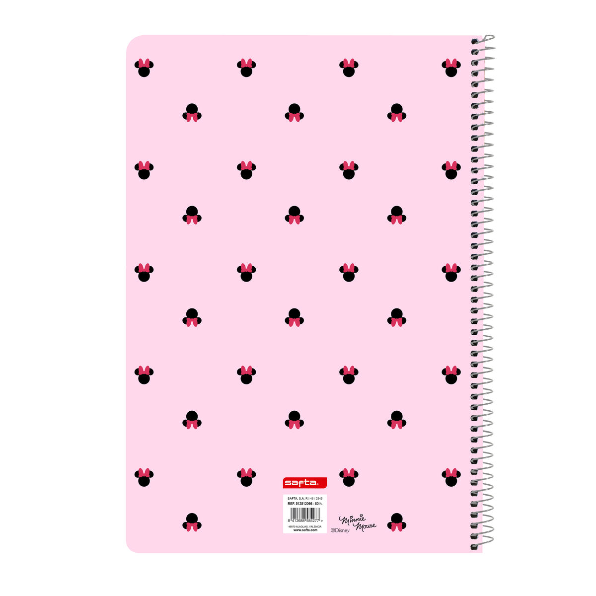 Ringpärm Minnie Mouse Naive Rosa A4 21.5 x 31 x 1 cm - 2