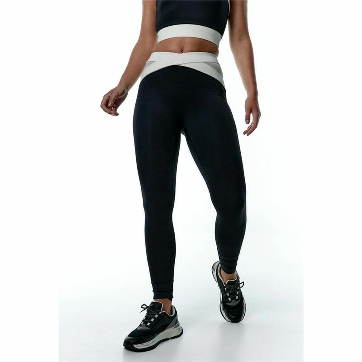 Sport-leggings, Dam Black Limba Evolve Mujer Svart