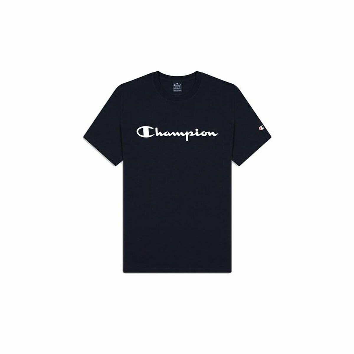 T-shirt med kortärm Herr Champion Crewneck Blå