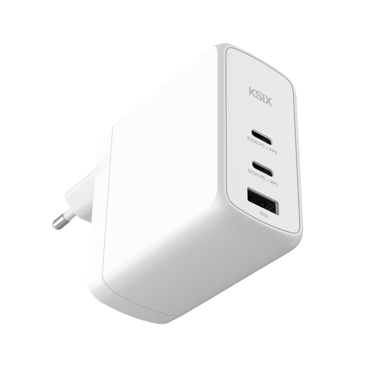 Väggladdare KSIX Vit 100 W - 2