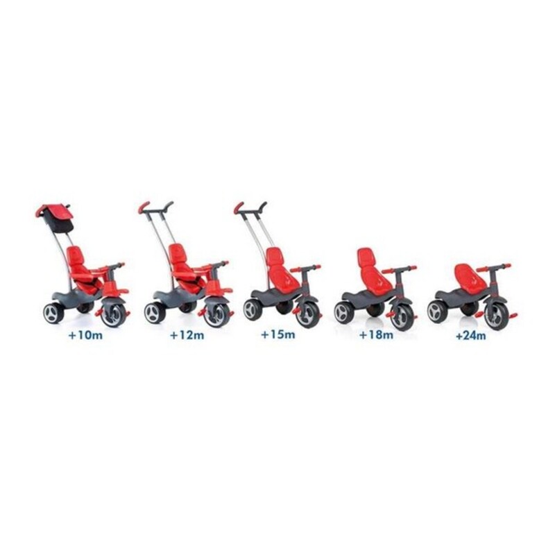Trehjuling Urban Trike Red Moltó (98 cm) - 4