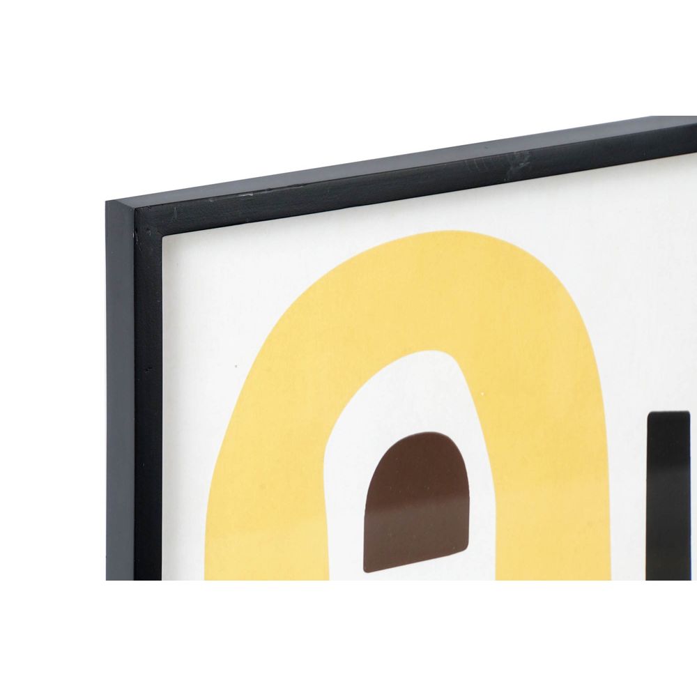 Tavla DKD Home Decor Glas Trä MDF 40 x 2,5 x 50 cm (4 Delar) - 2