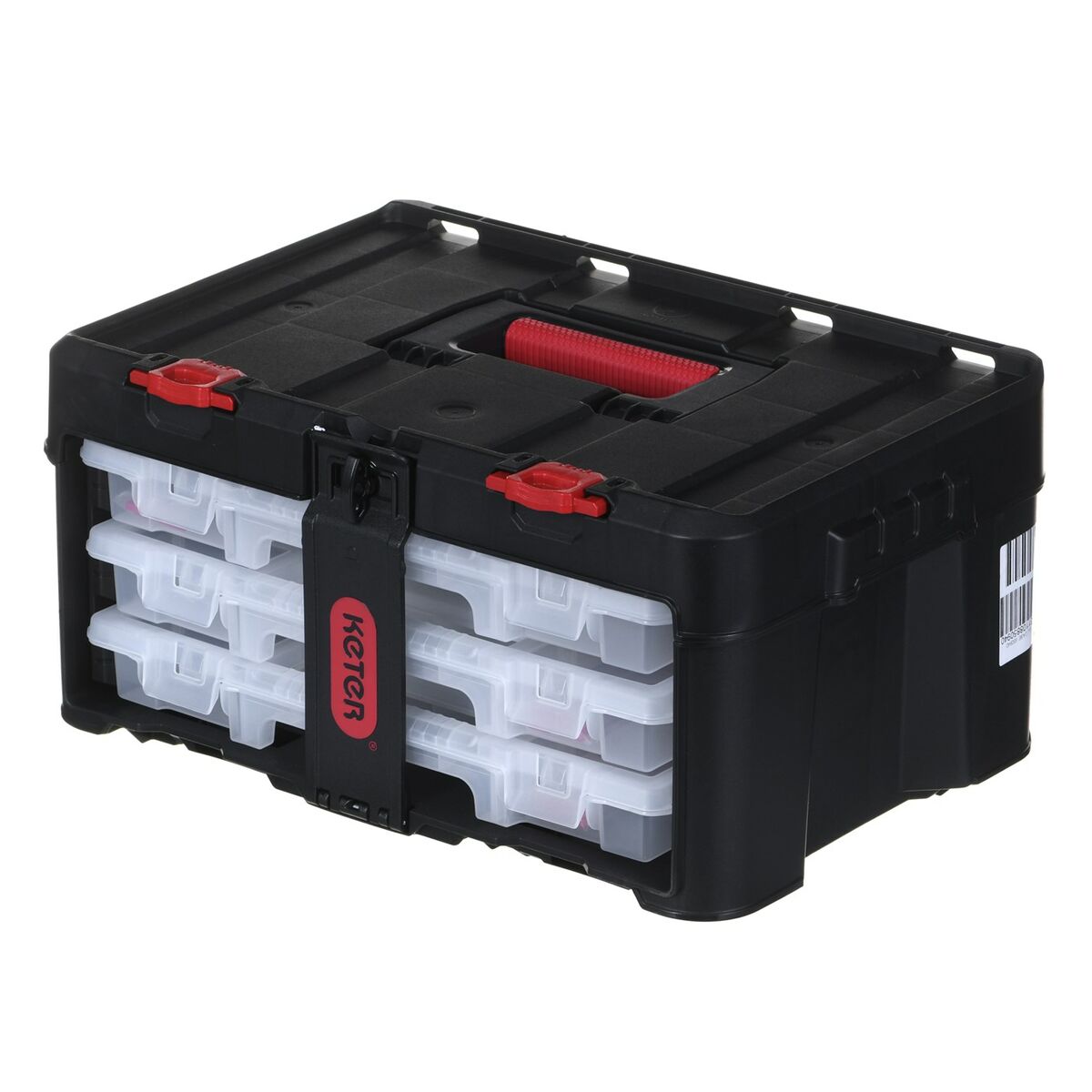 Verktygslåda Keter Stack'N'Roll Polykarbonater 48,1 x 23,3 x 33,2 cm - 10