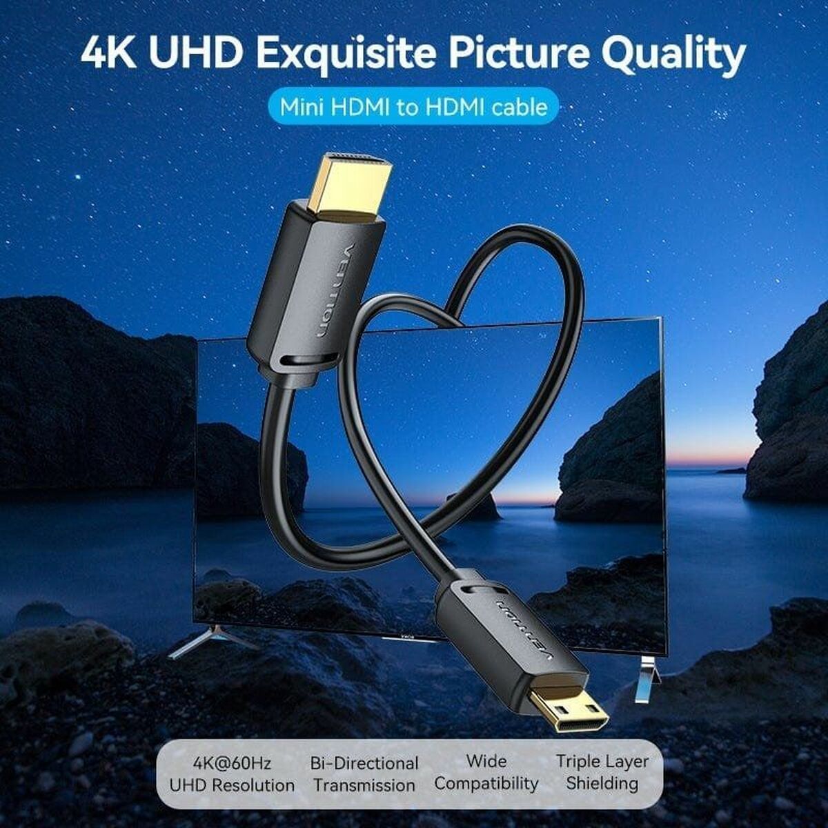 Kabel HDMI Vention AGHBF 1 m - 2