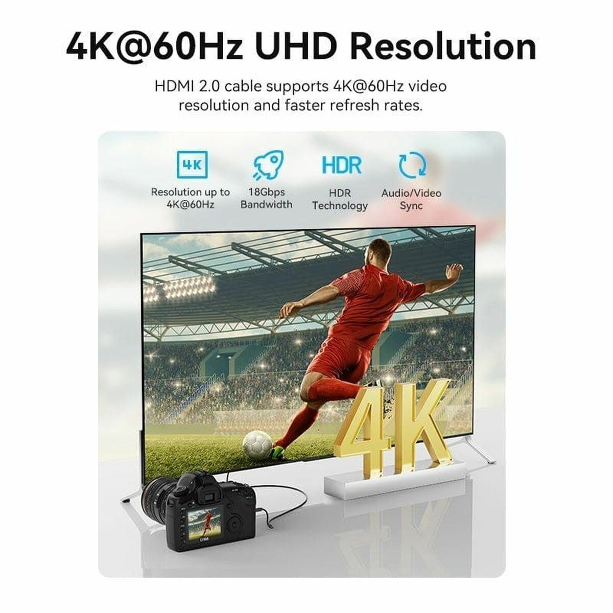 Kabel HDMI Vention AGHBF 1 m - 3