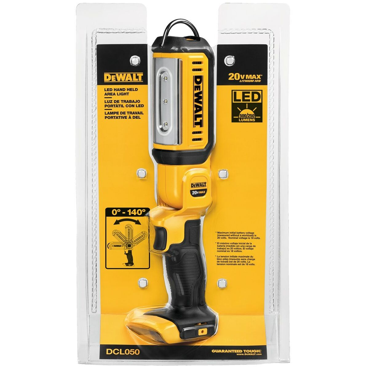 Ficklampa Dewalt DCL050 500 lm - 2