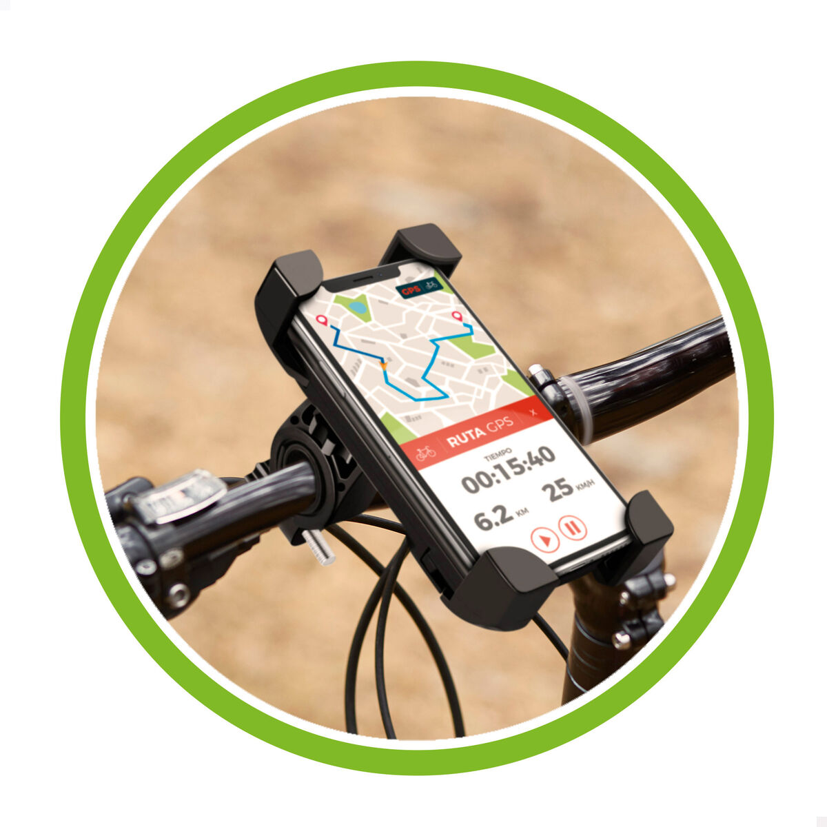 Cykeltelefonhållare Aktive (12 antal) - 3