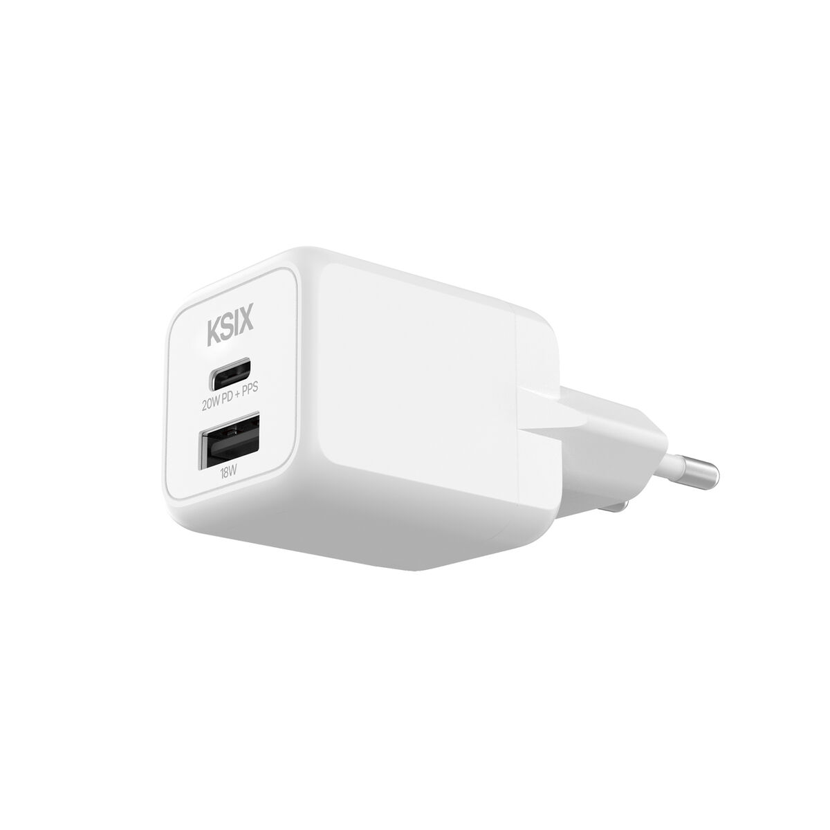 Väggladdare KSIX Vit 20 W