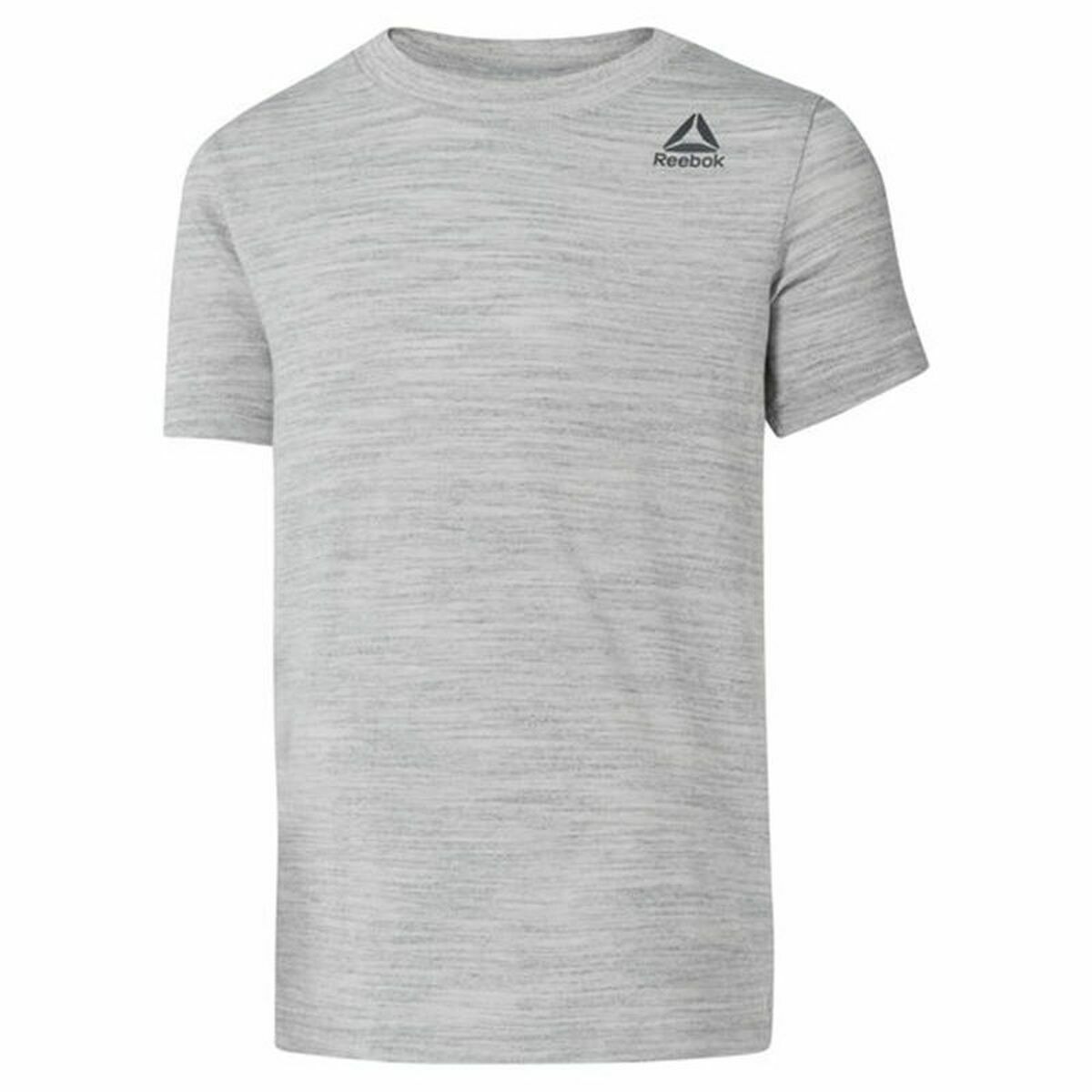 Barn T-shirt med kortärm Reebok Essentials Marble Melange Ljusgrå - 6