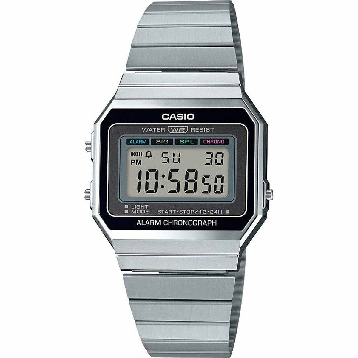 Unisexklocka Casio VINTAGE Svart Silvrig (Ø 36 mm) (Ø 35,5 mm) (Ø 35 mm)