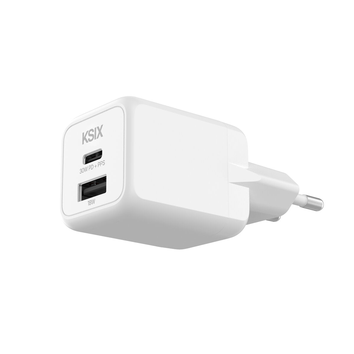 Väggladdare KSIX Vit 30 W