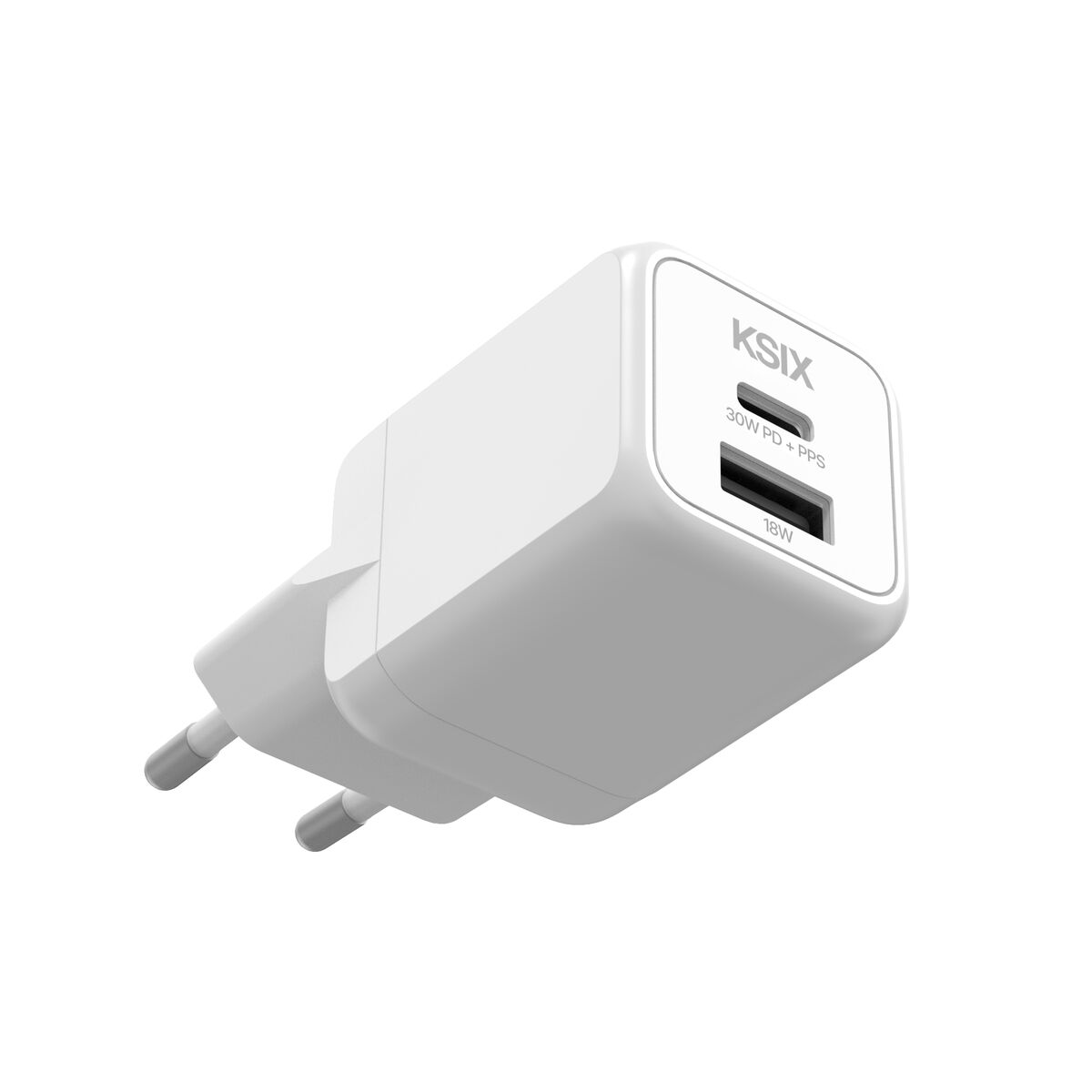 Väggladdare KSIX Vit 30 W - 2