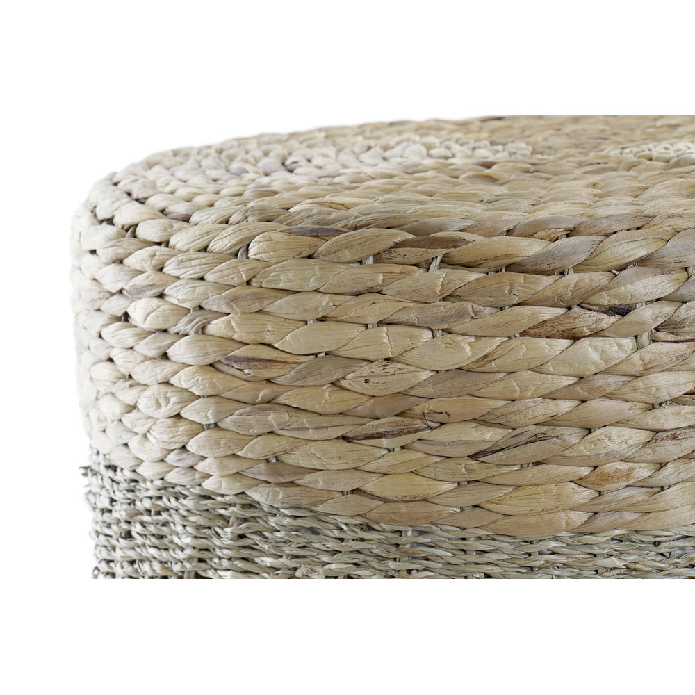 Fotpall DKD Home Decor Multicolour Naturell Aluminium Boho 42 x 42 x 40 cm - 2