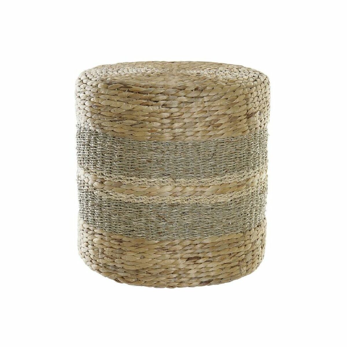 Fotpall DKD Home Decor Multicolour Naturell Aluminium Boho 42 x 42 x 40 cm - 3