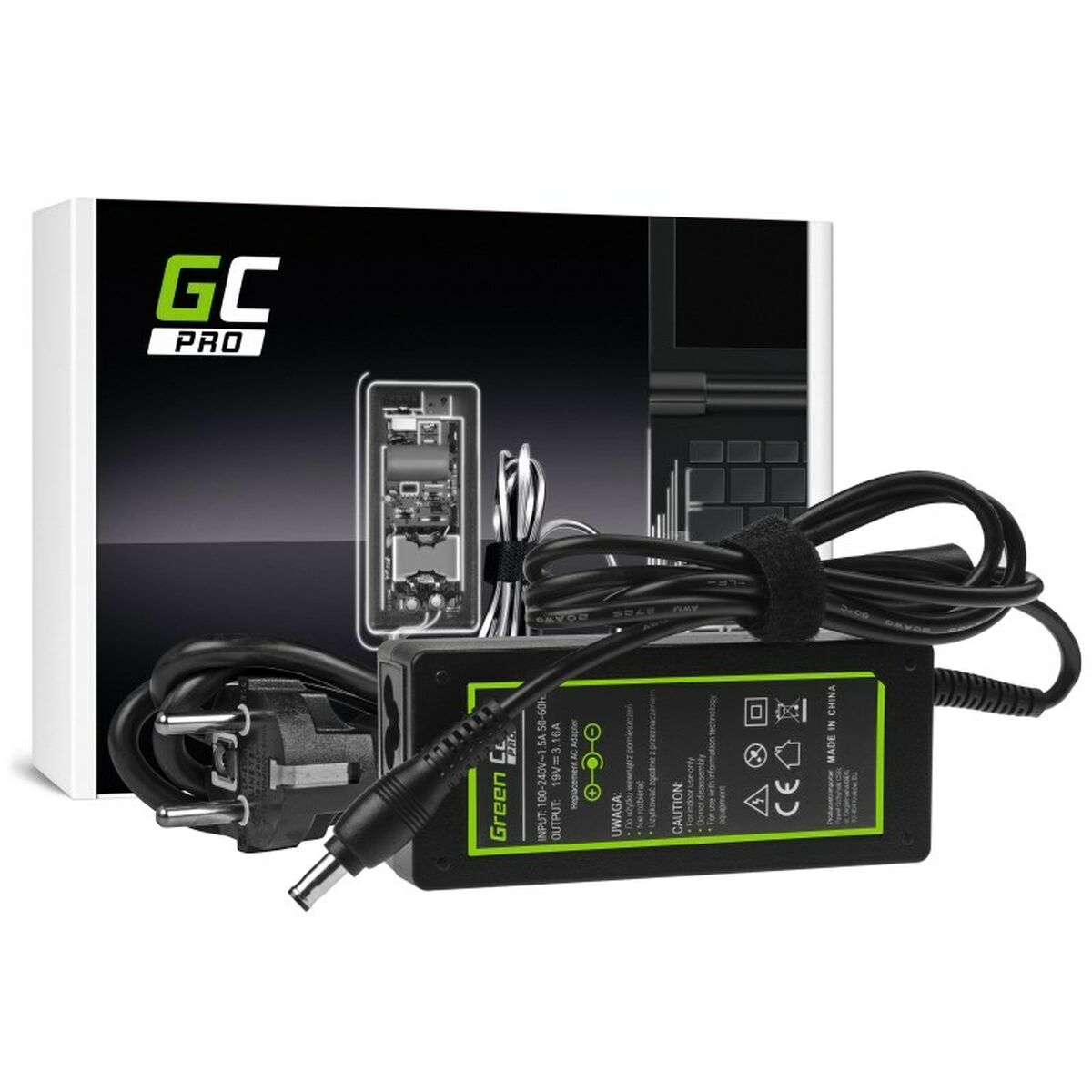 Laptopladdare Green Cell AD20P 60 W