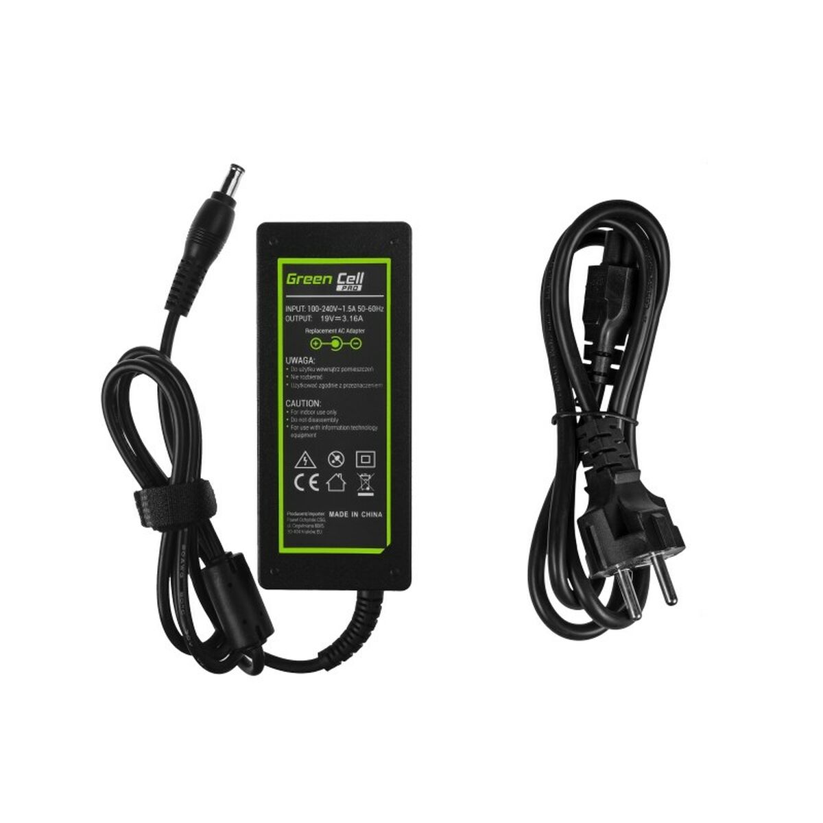 Laptopladdare Green Cell AD20P 60 W - 6