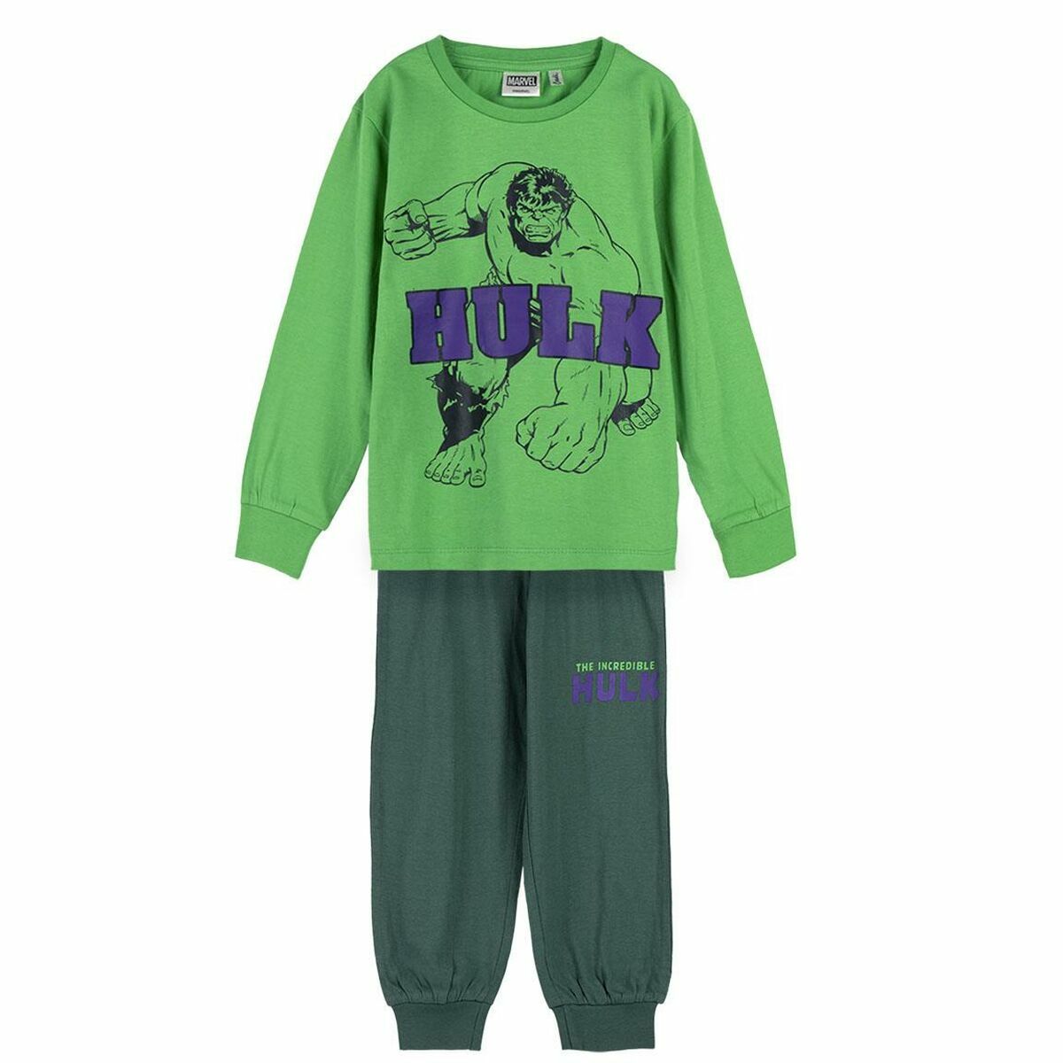 Pyjamas Barn The Avengers Grön - 4