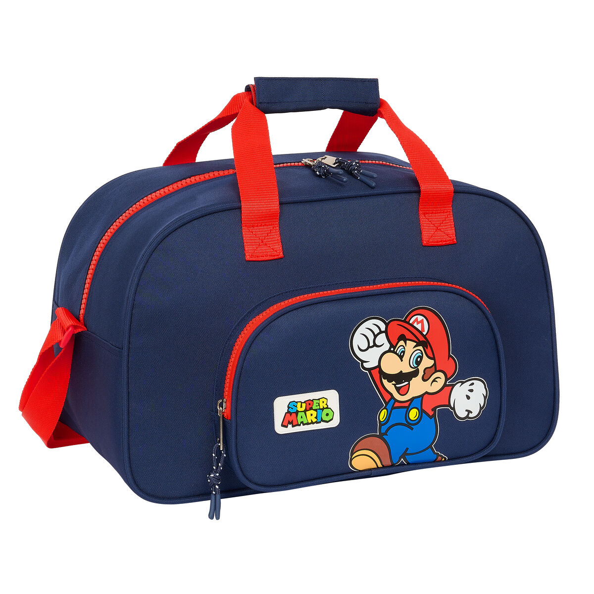 Sportväska Super Mario World Marinblå 40 x 24 x 23 cm