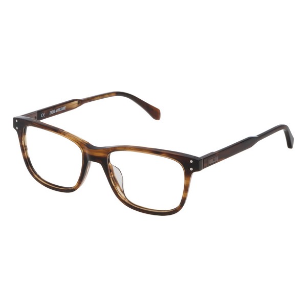 Glasögonbågar Zadig & Voltaire VZV1815206HN Brun Ø 52 mm - 2