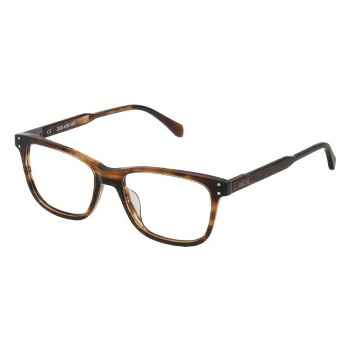 Glasögonbågar Zadig & Voltaire VZV1815206HN Brun Ø 52 mm - 4