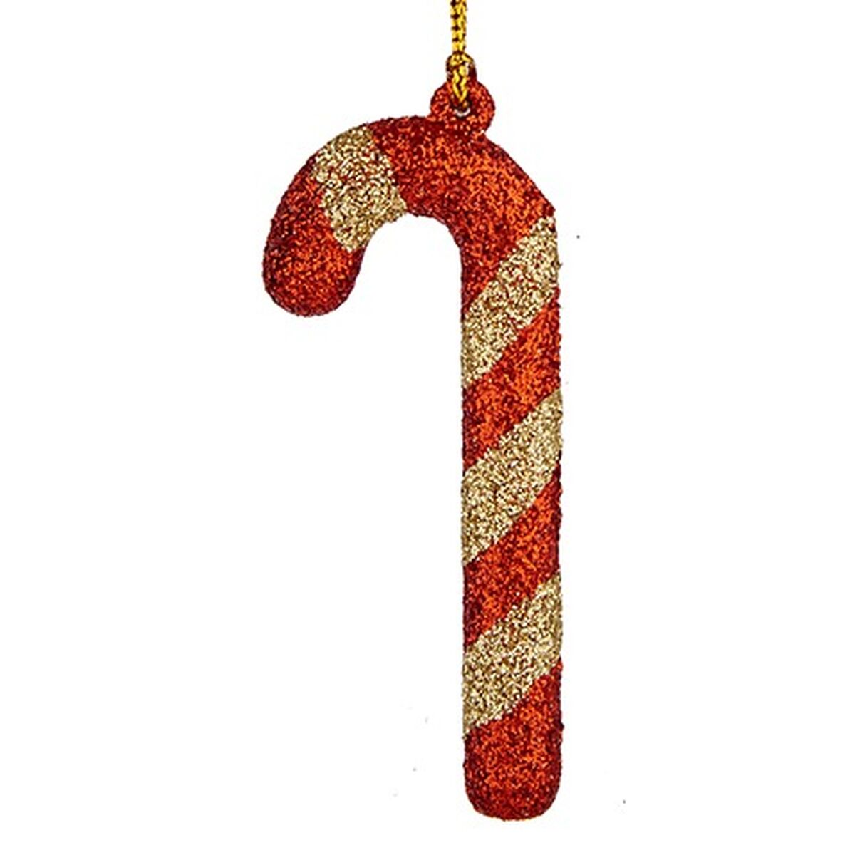 Juldekorationer Krist+ Röd Gyllene Plast Käpp 6,5 x 1 cm 9 x 1 x 11 cm 8 Delar (24 antal) - 3