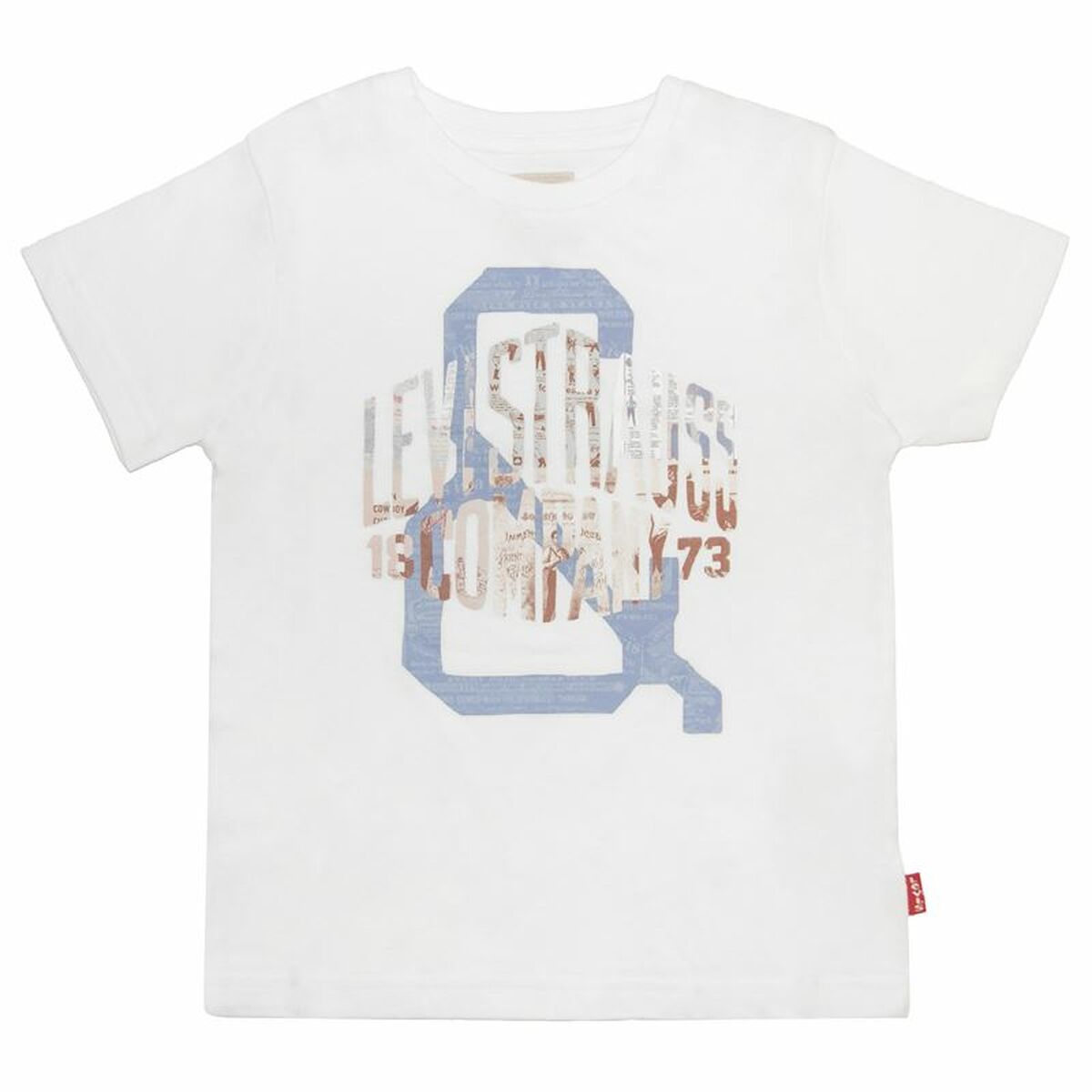 Barn T-shirt med kortärm Levi's Vit - 11