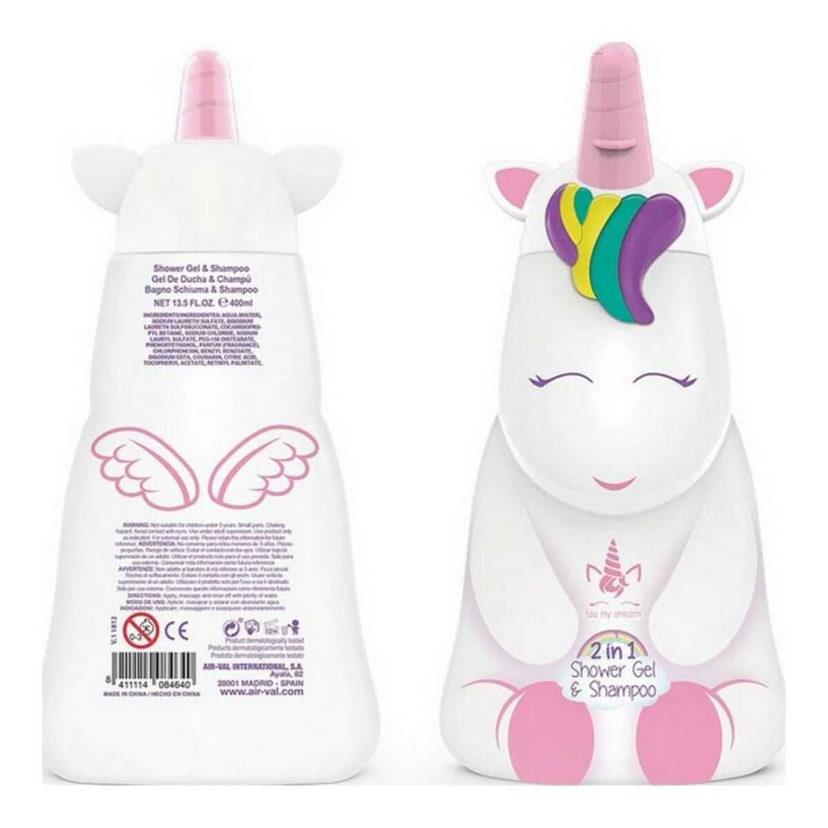 2-i-1 Gel och schampo Eau my Unicorn P8472 400 ml