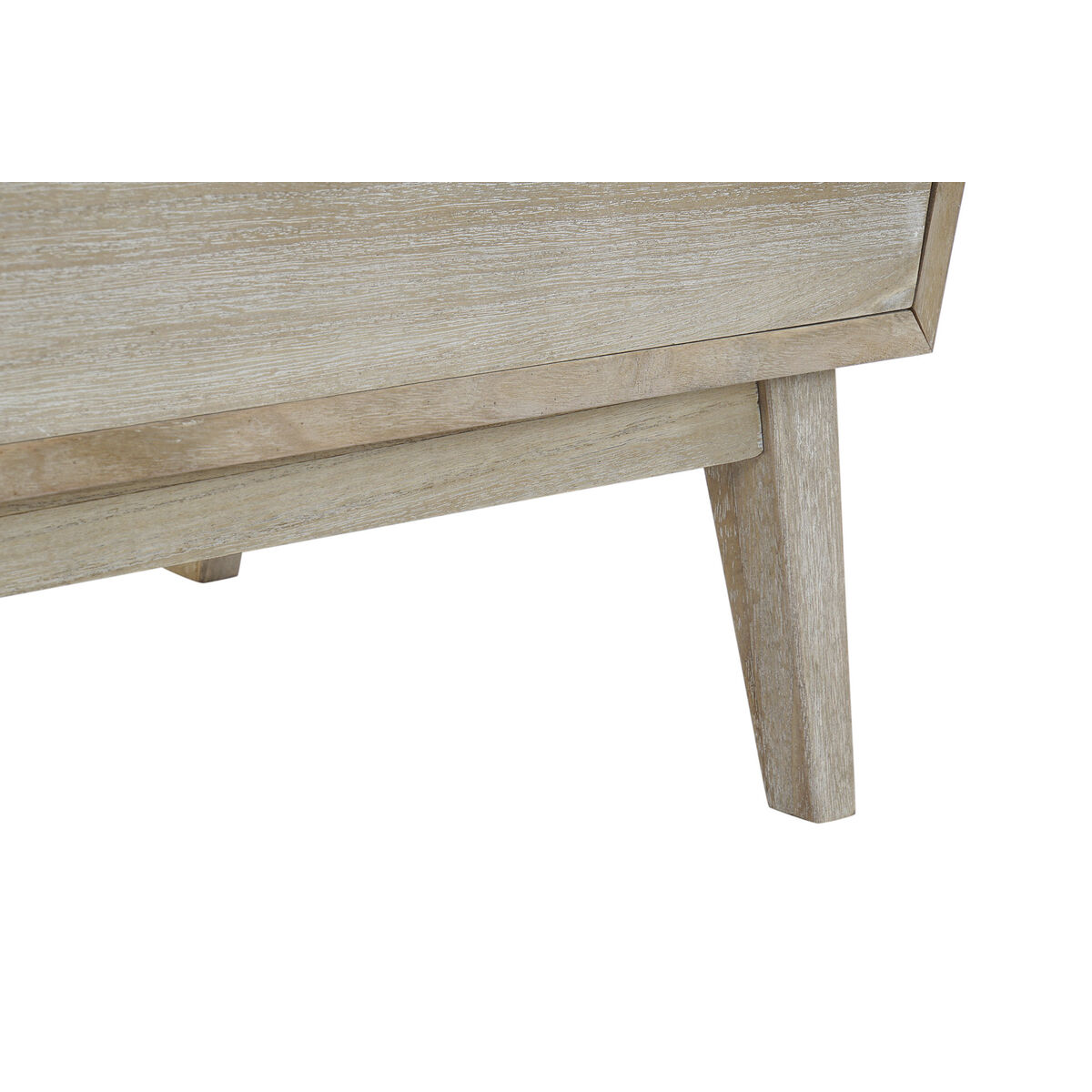 Byrå DKD Home Decor 80 x 42 x 80 cm Naturell Vit Löv av en växt - 8