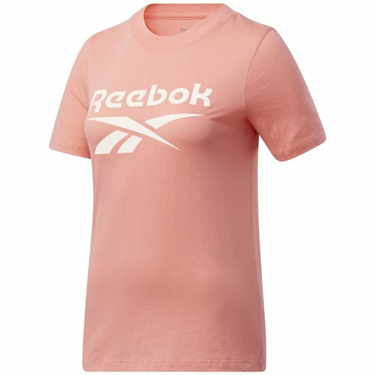 T-shirt med kortärm Dam Reebok Identity Logo Rosa - 5