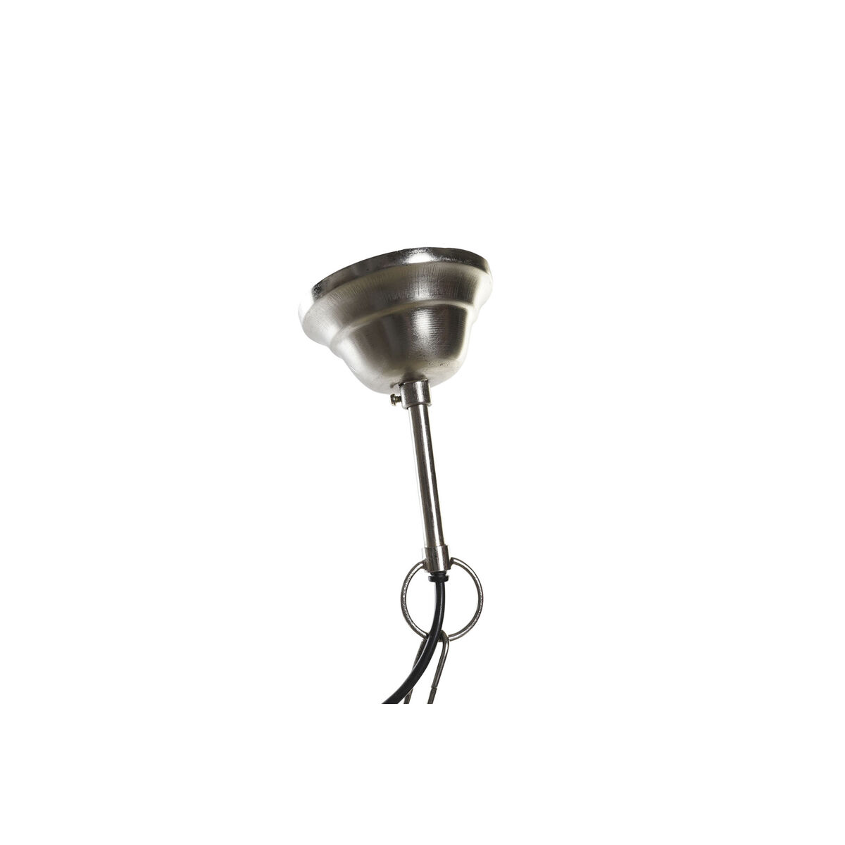Taklampa DKD Home Decor Silvrig Naturell Metall 50 W 80 x 80 x 47 cm - 3