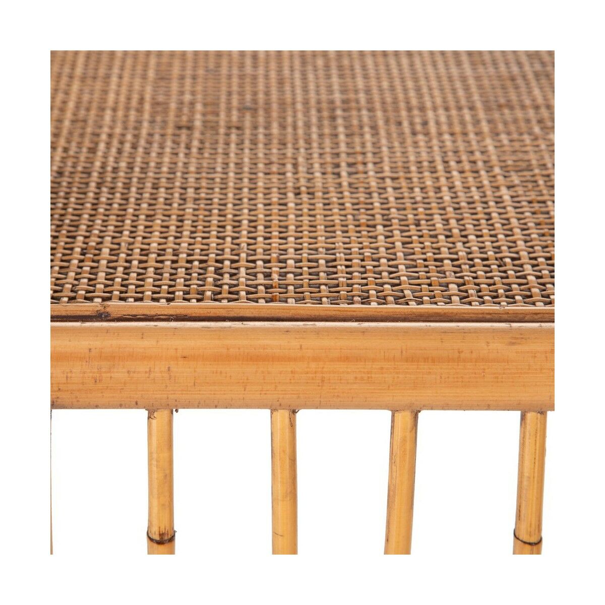 Soffbord 110 x 64 x 45 cm Rattan - 6