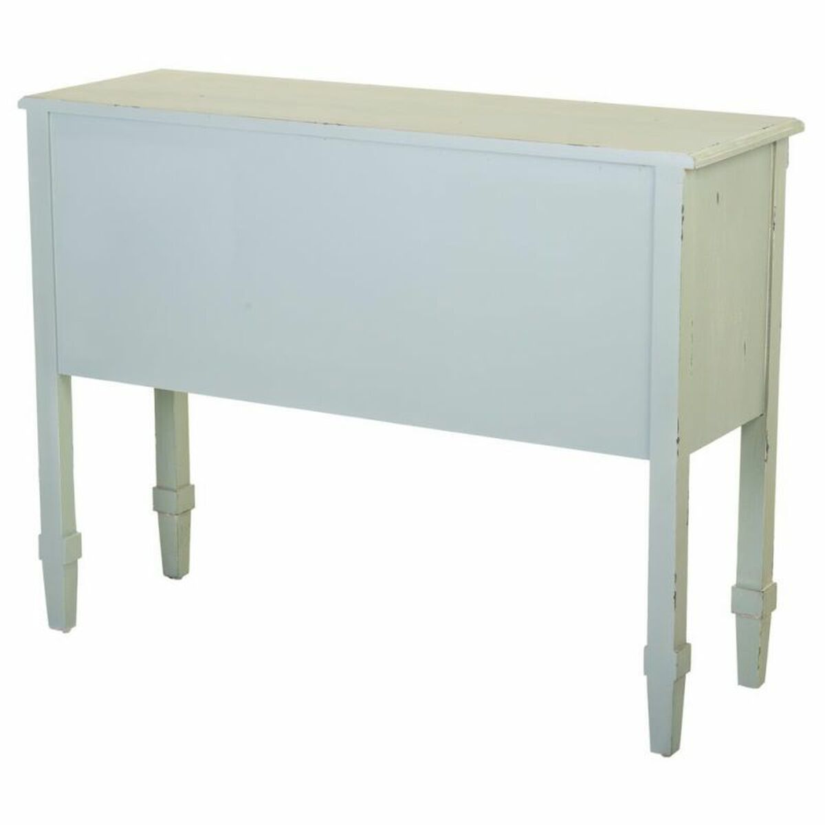 Skänk Alexandra House Living Grön Rattan Granträ 82 x 36 x 108 cm - 5
