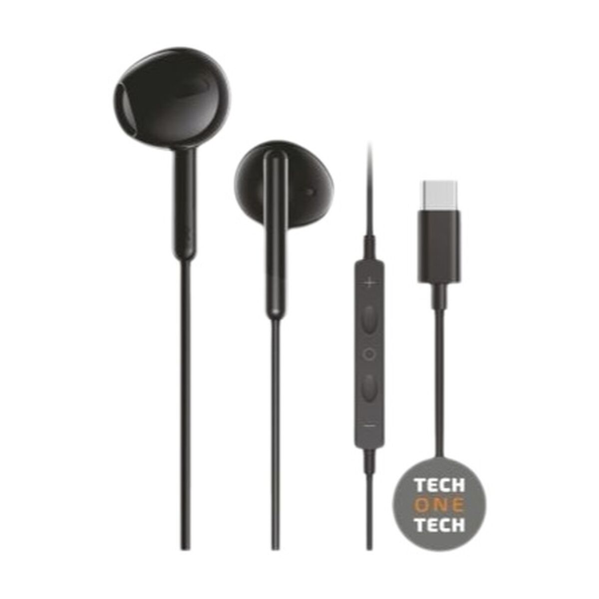 Hörlurar Tech One Tech TEC1302 Svart - 2
