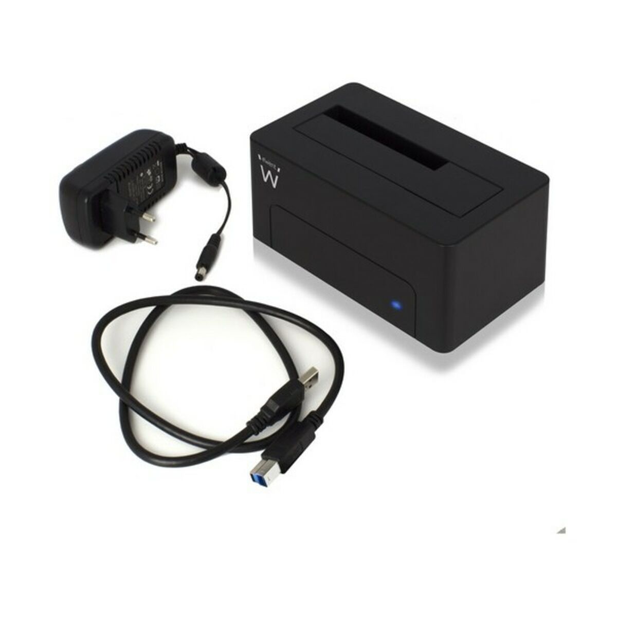 Externlåda Ewent EW7012 2,5"-3,5" SATA Svart (Renoverade A) - 5