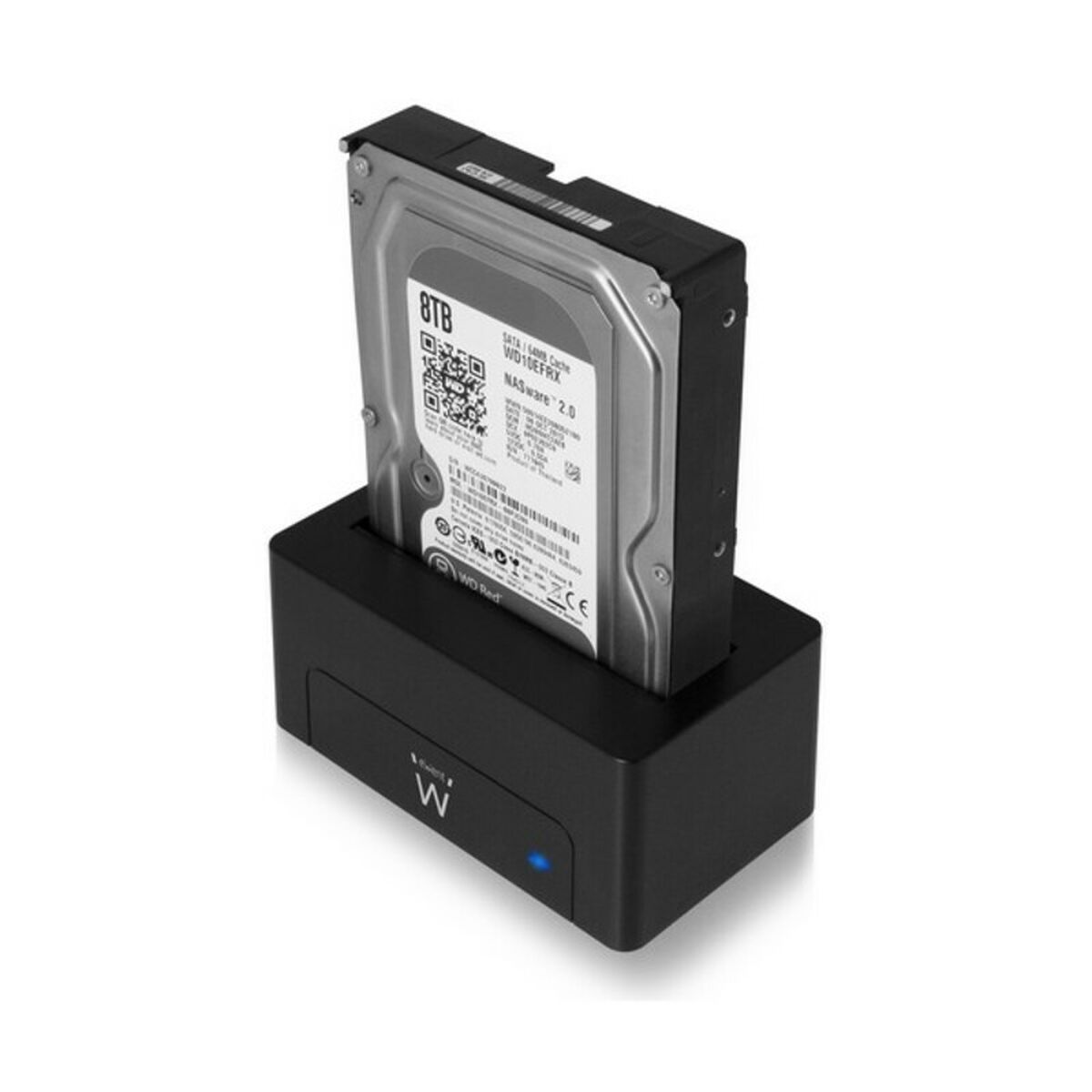 Externlåda Ewent EW7012 2,5"-3,5" SATA Svart (Renoverade A) - 2