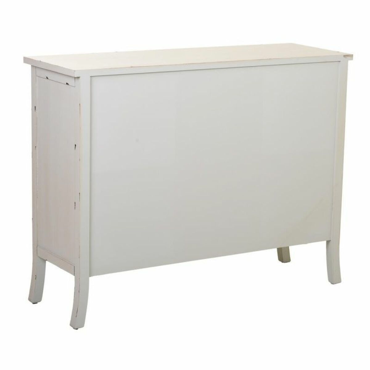 Skänk Alexandra House Living Grå Glas Granträ 37 x 84 x 110 cm - 6