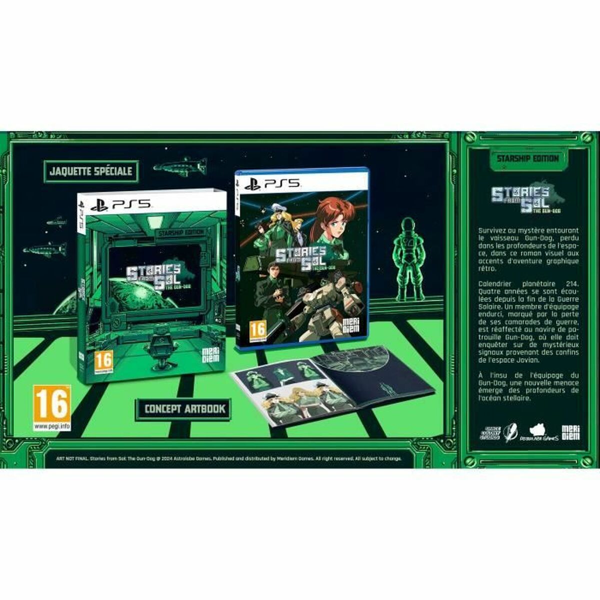 PlayStation 5 Videospel Microids Stories From Sol The Gun-dog Starship Edition - 2