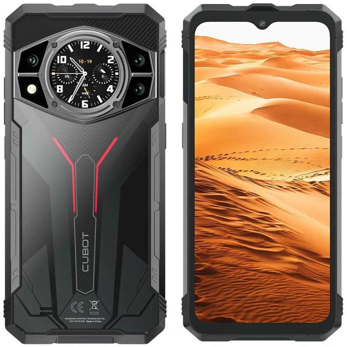 Smartphone Cubot KING KONG AX 6,6" 12 GB RAM 256 GB Svart
