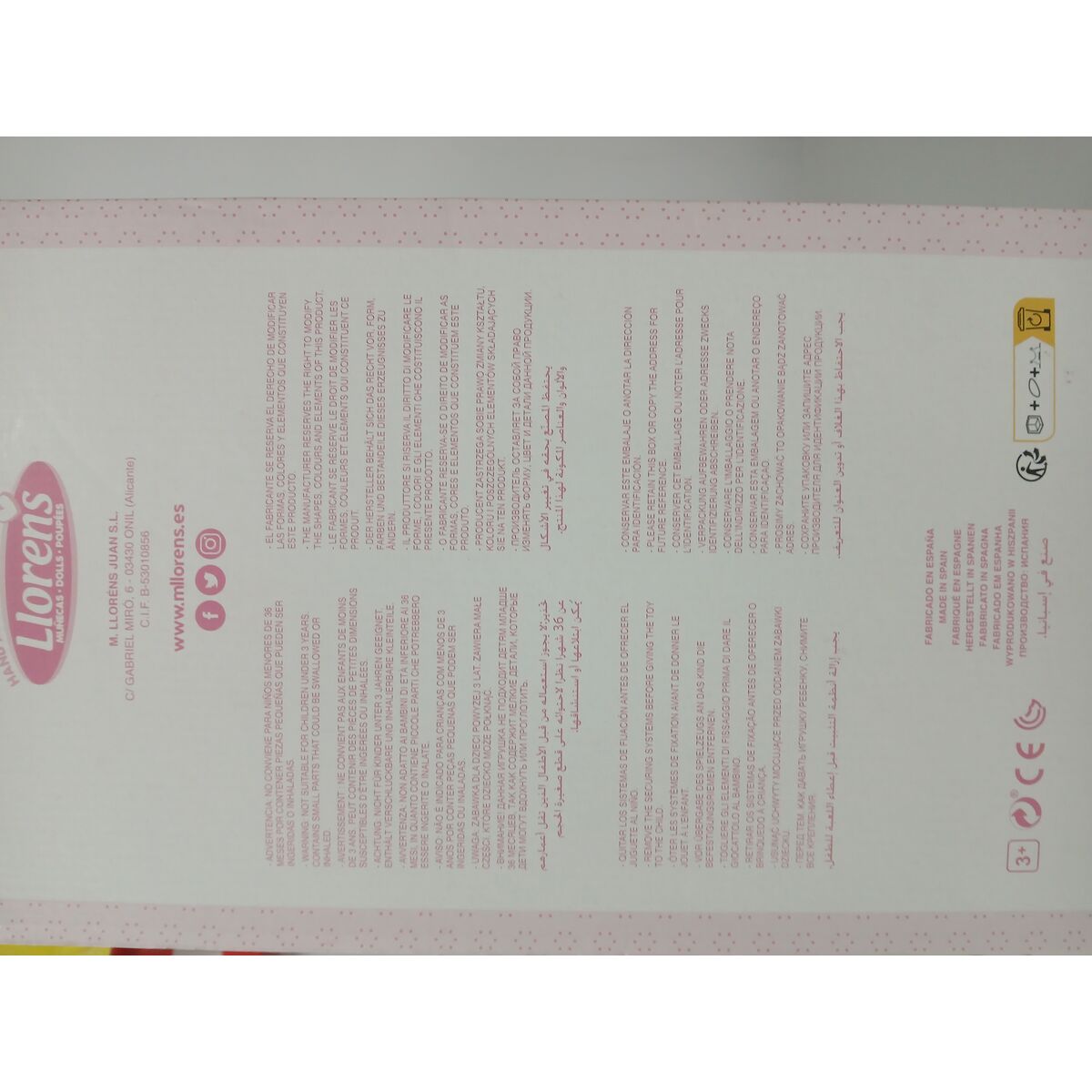 Bebisdocka Llorens 38356 38 cm - 2