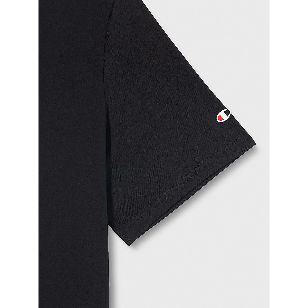 T-shirt med kortärm Herr Champion Crewneck Svart - 6