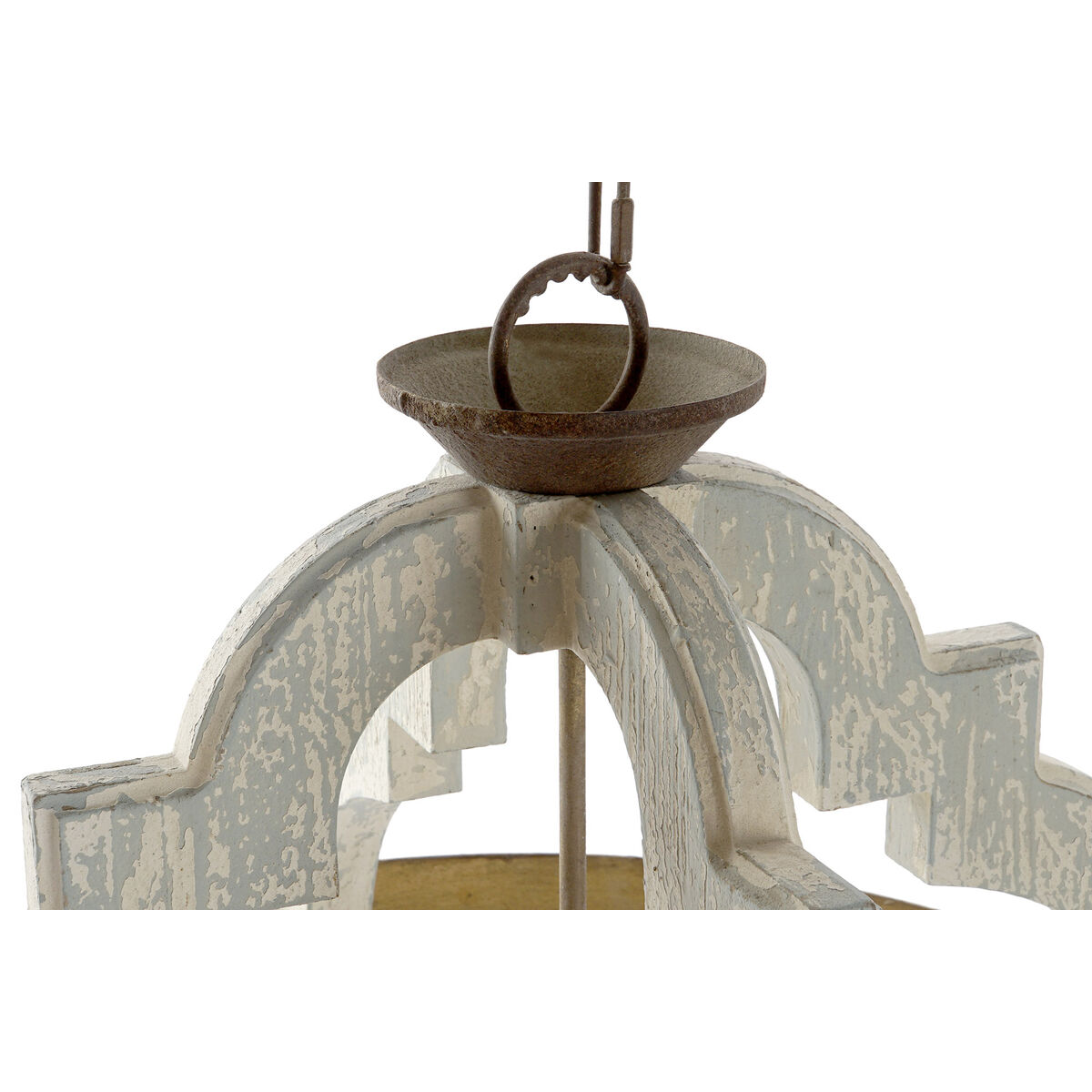 Taklampa Home ESPRIT Vit Brons Järn Gran 40 W 63 x 63 x 74 cm - 3