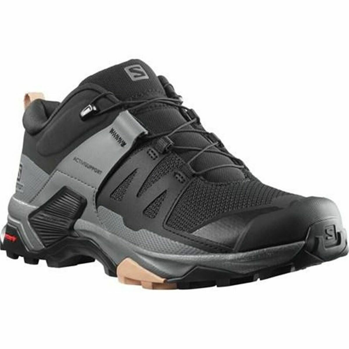 Gymnastiksko, Dam Salomon X Ultra 4 Berg Svart - 5