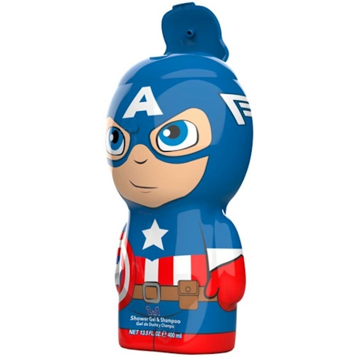 2-i-1 Gel och schampo Air-Val Avengers Capitan America 400 ml - 2