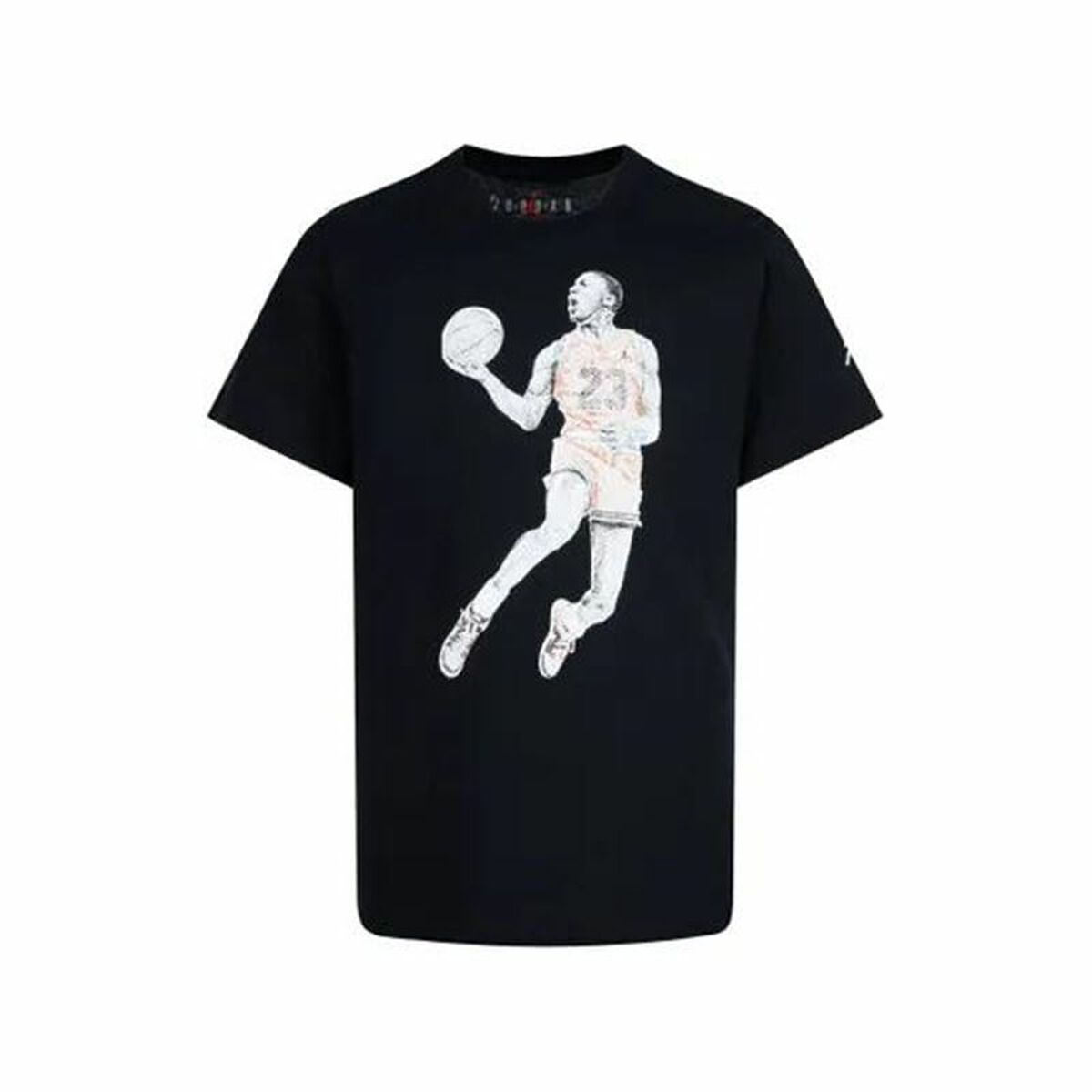Barn T-shirt med kortärm Jordan Air Svart - 2