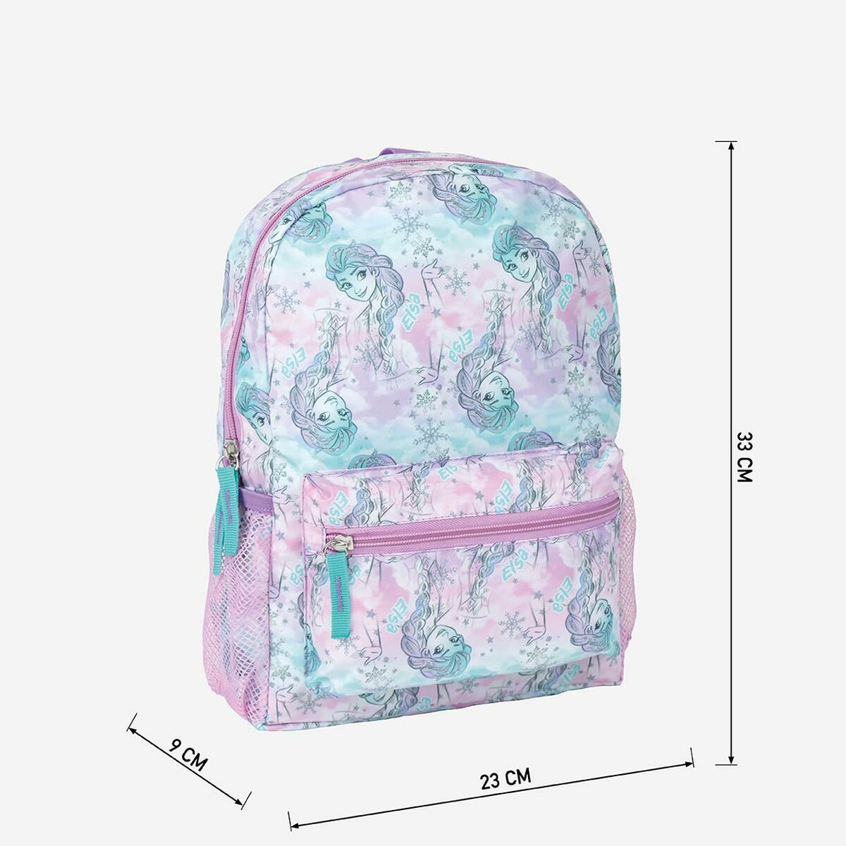 Barnryggsäck Frozen Lila 23 x 33 x 9 cm - 4
