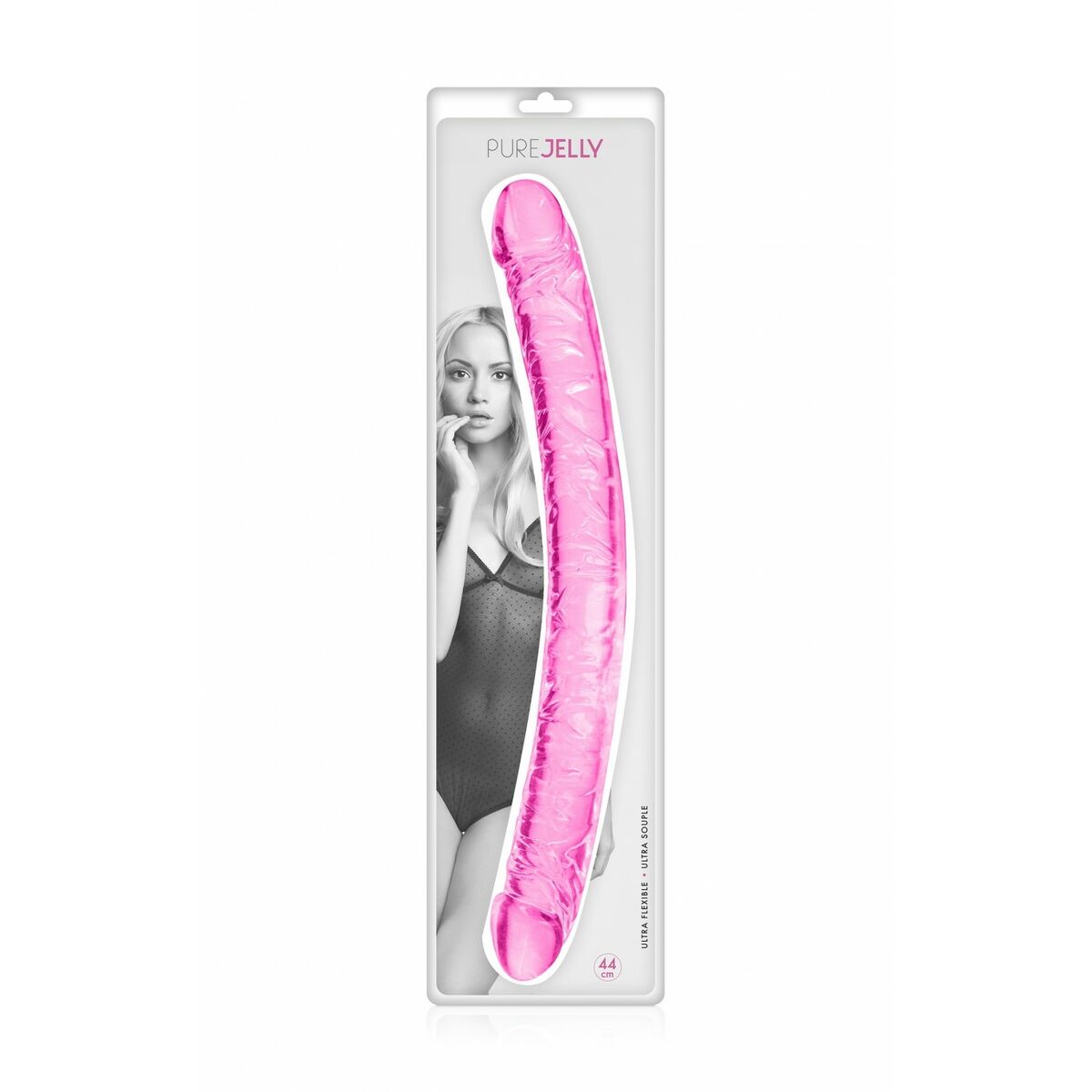 Dildo Pure Jelly Rosa 44 cm - 3