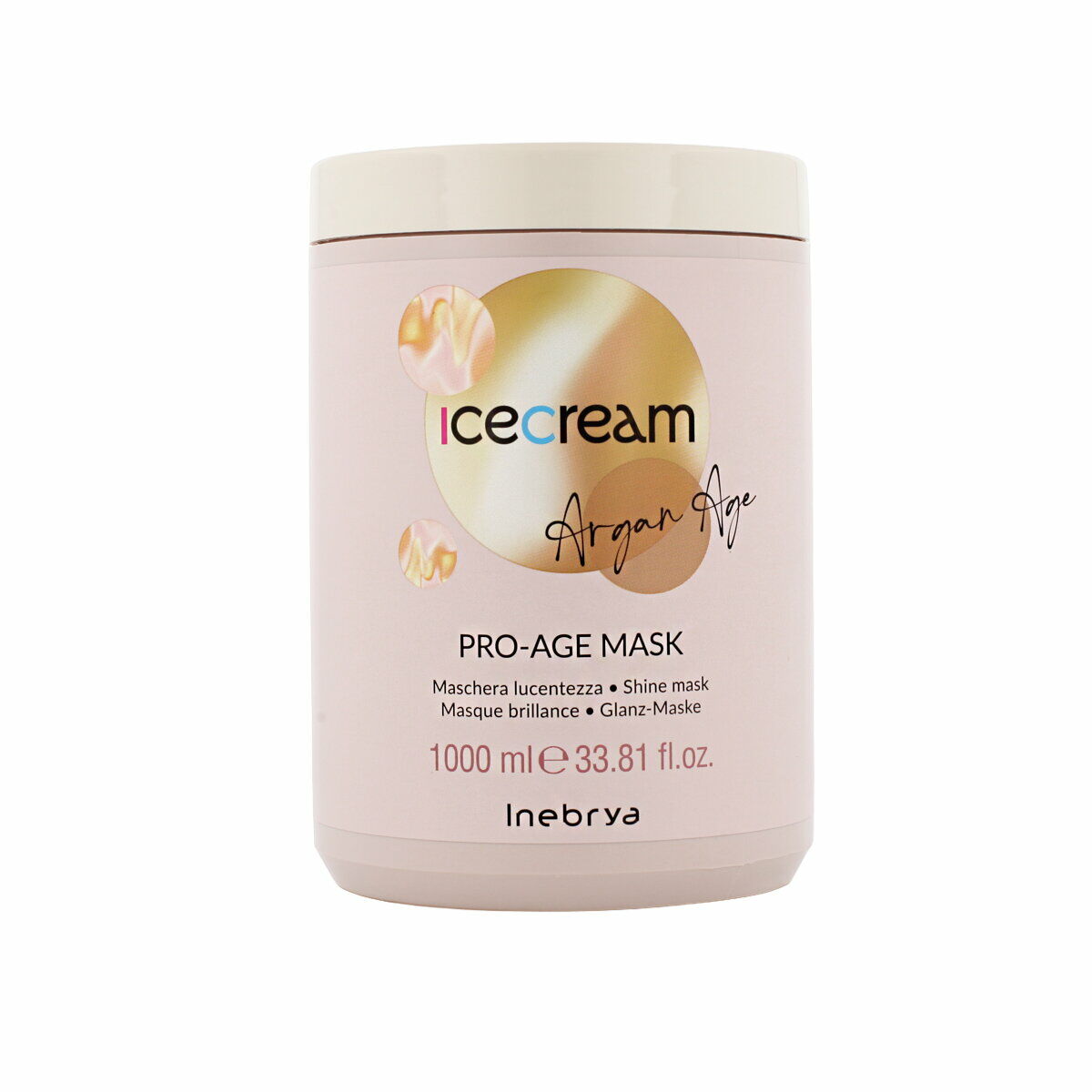 Ljusnande ansiktsmask Inebrya Ice Cream Argan Age 1 L