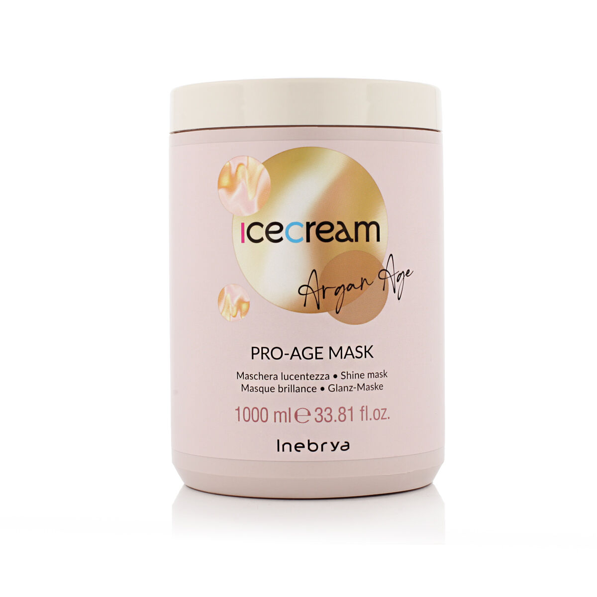 Ljusnande ansiktsmask Inebrya Ice Cream Argan Age 1 L - 2